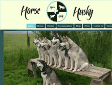 Tablet Screenshot of horseandhusky.com
